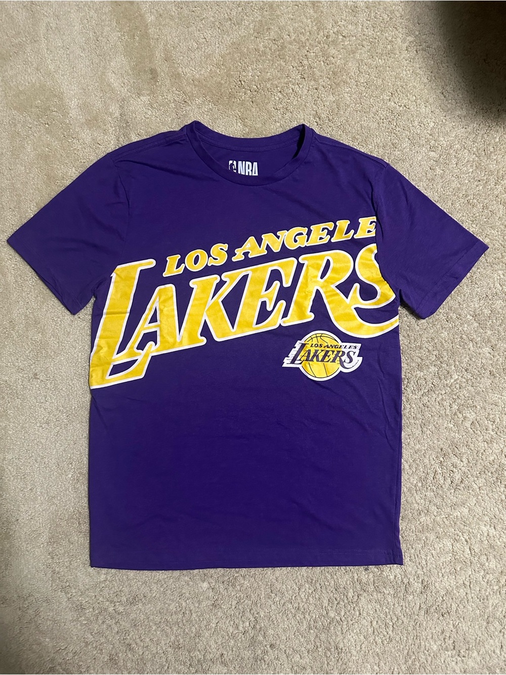 Los Angeles Lakers Purple Graphic Tee